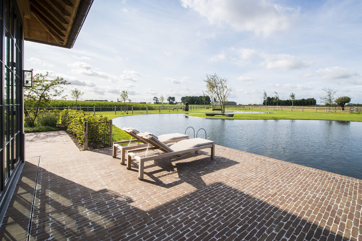 Een tuin voor onthaasting met een functionele toets