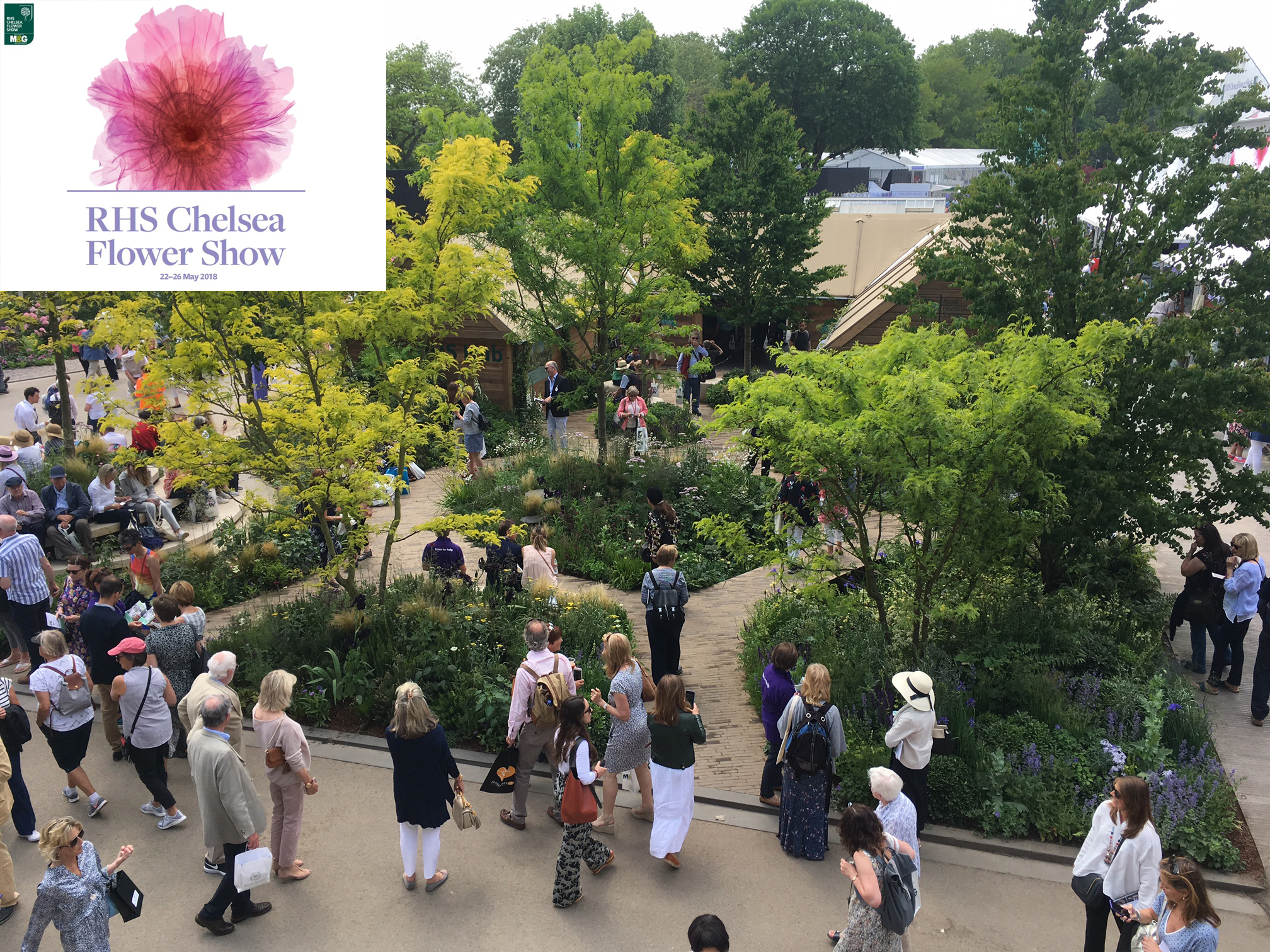 Award winnende showtuinen op RHS Chelsea Flower Show met Vande Moortel kleiklinkers