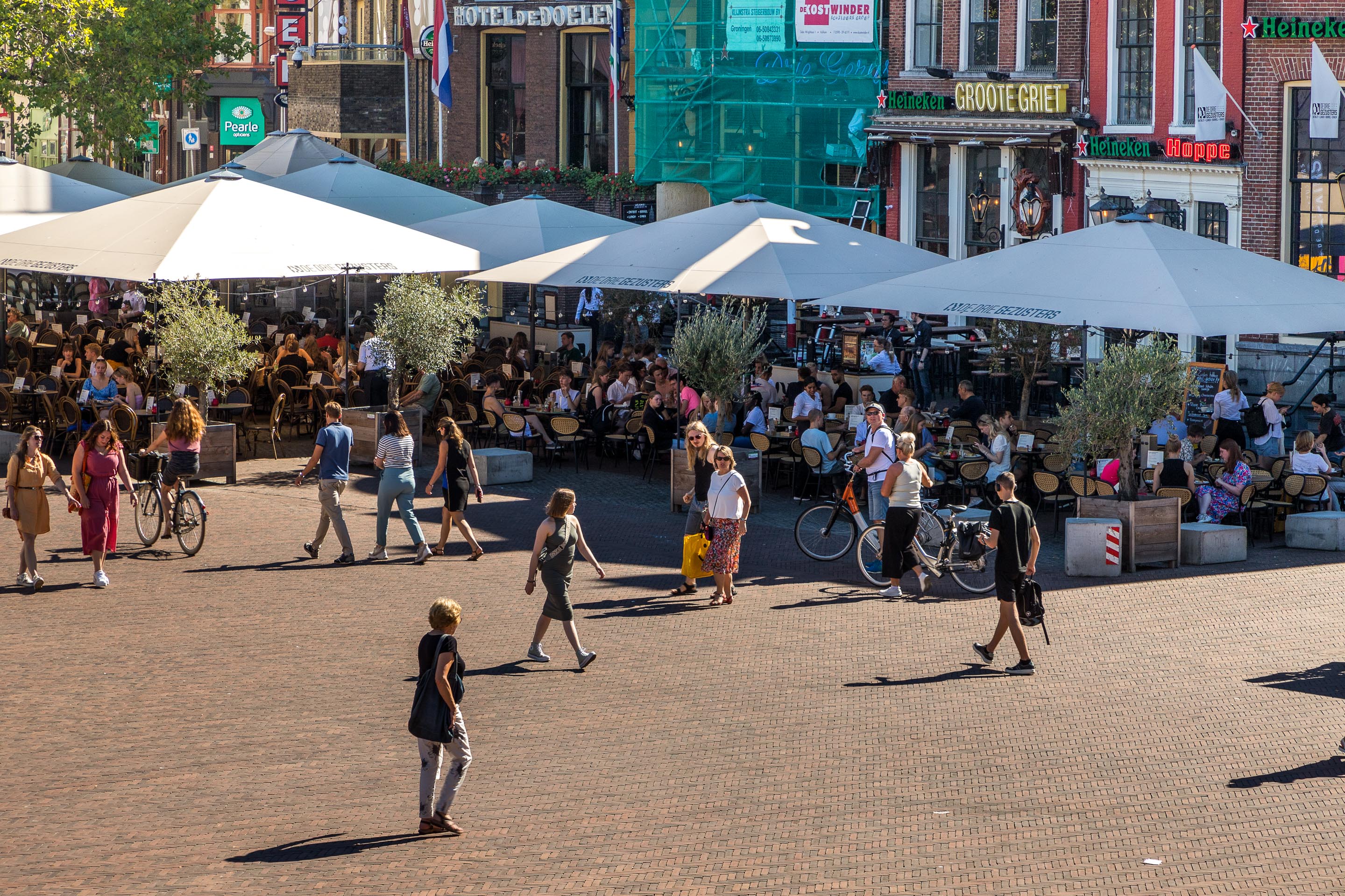 Het kloppend hart van Groningen waar duurzame materialen een investering zijn in de toekomst van de openbare ruimte